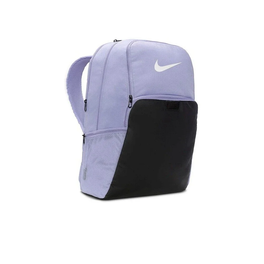 Nike Brasilia Backpack XL Lilac Purple Black School Gym Bag DM3975-533 NEW